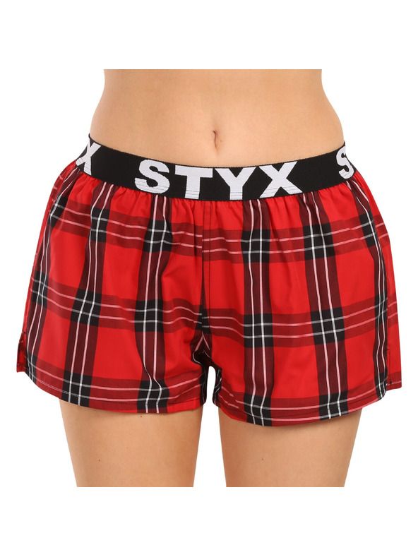 Styx Set treh - ženske kratke hlačke Styx športni elastični pas večbarvne