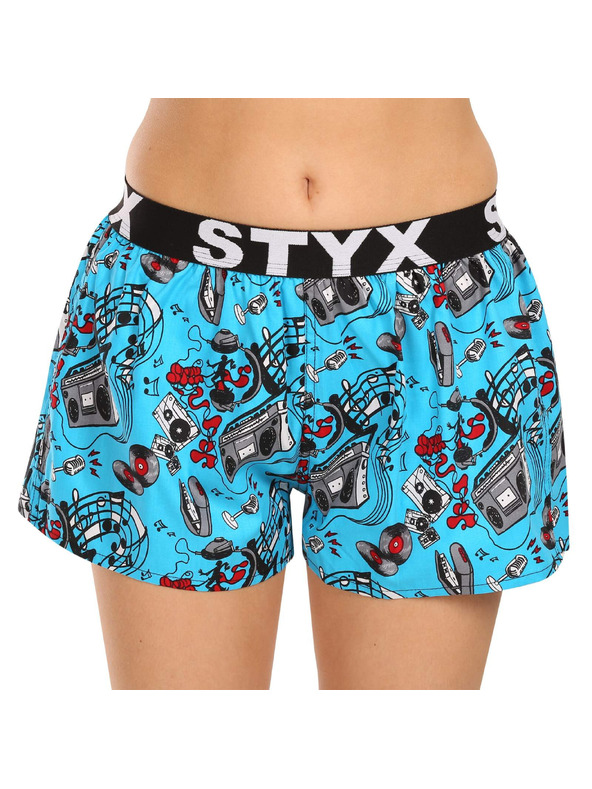 Styx Setod treh - ženske gaće Styx art sportski elastičan večbarvne