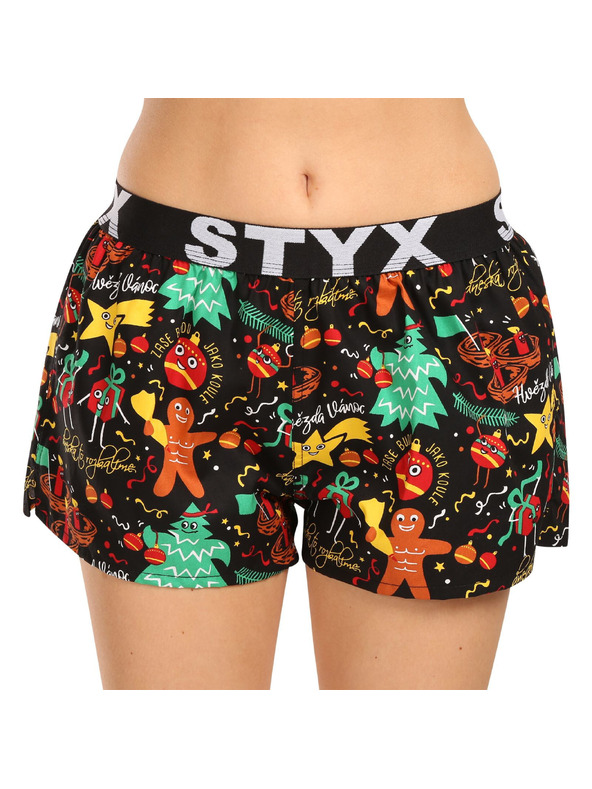 Styx Setod treh - ženske gaće Styx art sportski elastičan večbarvne