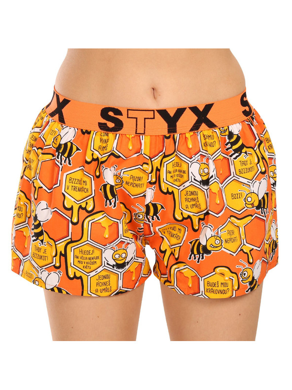 Styx Setod petih - ženske gaće Styx art sportski elastičan večbarvne
