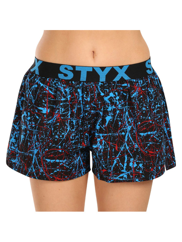 Styx Setod petih - ženske gaće Styx art sportski elastičan večbarvne