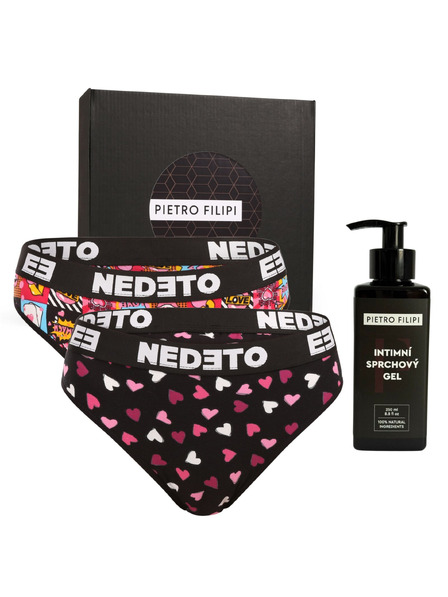 Nedeto Ženska darila Set dveh - hlačke Nedeto in intimni gel Pietro Filipi