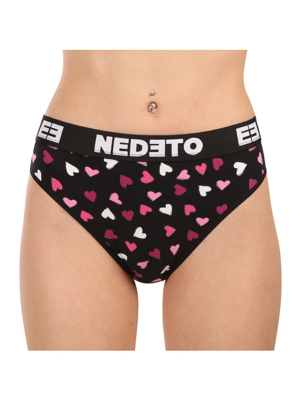 Nedeto Ženske hlačke Nedeto Hearts večbarvne