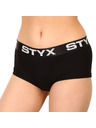 Styx Set treh - ženske hlačke Styx s nohavičko črne