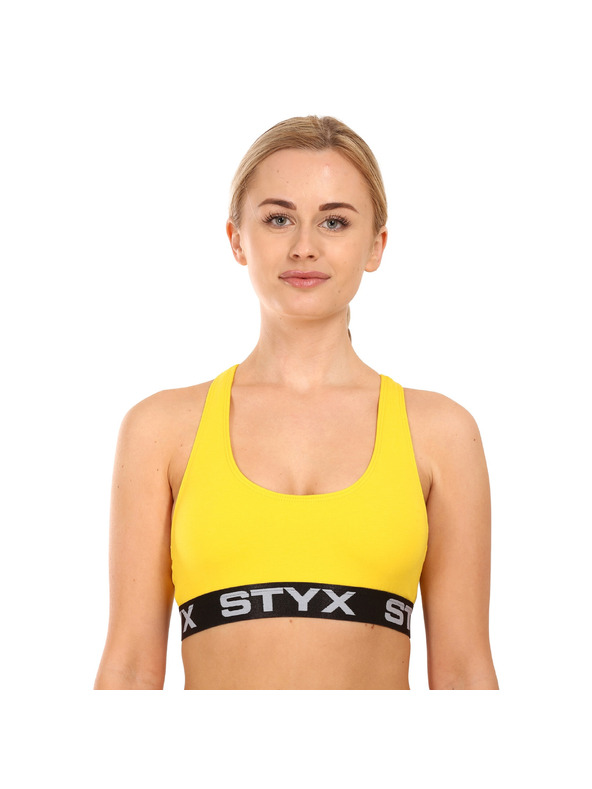 Styx Ženski nedrček Styx sport rumena