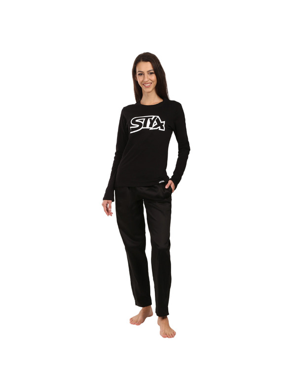 Styx Ženska pižama Styx črna
