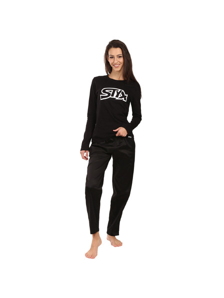 Styx Ženska pižama Styx črna