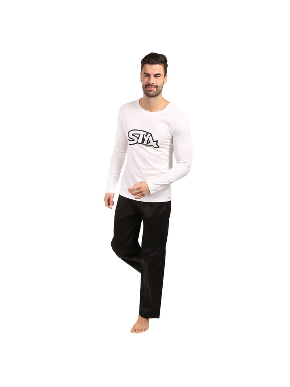 Styx Moske pijame Styx crno-bele