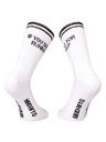 Nedeto Nedeto nogavice sportne visoke Running bele