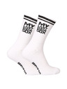 Nedeto Nedeto nogavice sportne visoke My Last Clean Sox bele