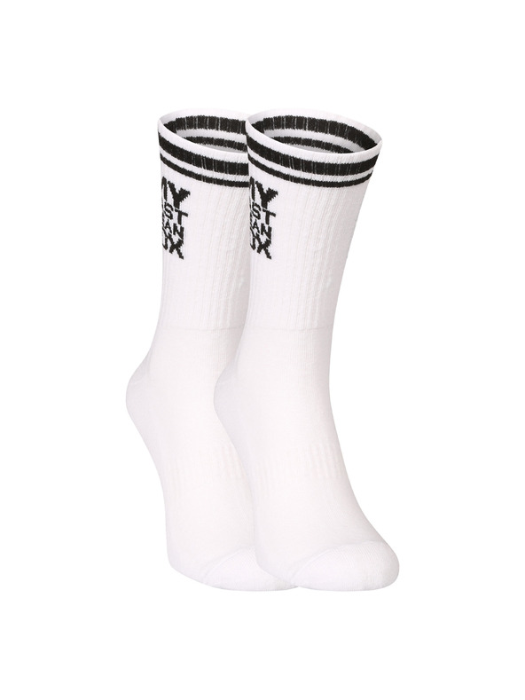 Nedeto Nedeto nogavice sportne visoke My Last Clean Sox bele