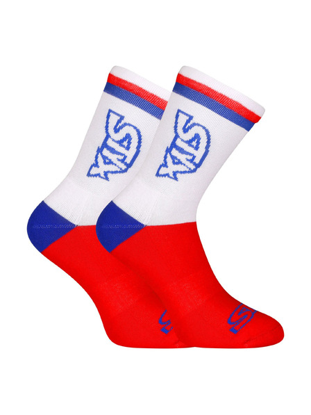 Styx Komplet tri - nogavice Styx visoke rdeče trikolora