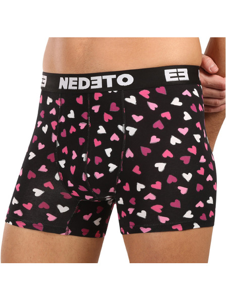 Nedeto Komplet dveh - moške boksarice Nedeto Kiss and Hearts večbarvne