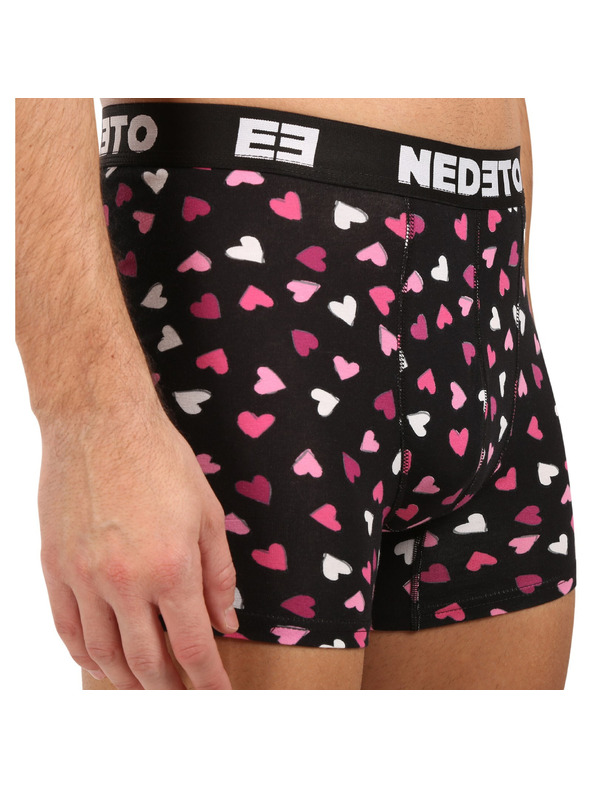 Nedeto Komplet dveh - moške boksarice Nedeto Kiss and Hearts večbarvne