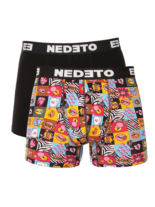 Nedeto Komplet dveh - moške boksarice Nedeto večbarvne
