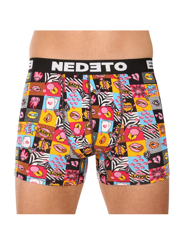 Nedeto Komplet dveh - moške boksarice Nedeto večbarvne