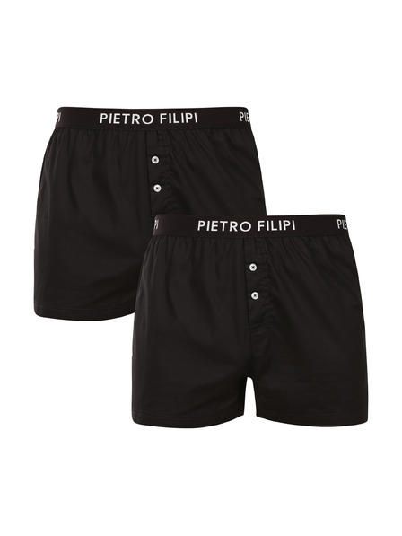 Pietro Filipi Set dveh - moške hlače Pietro Filipi črne