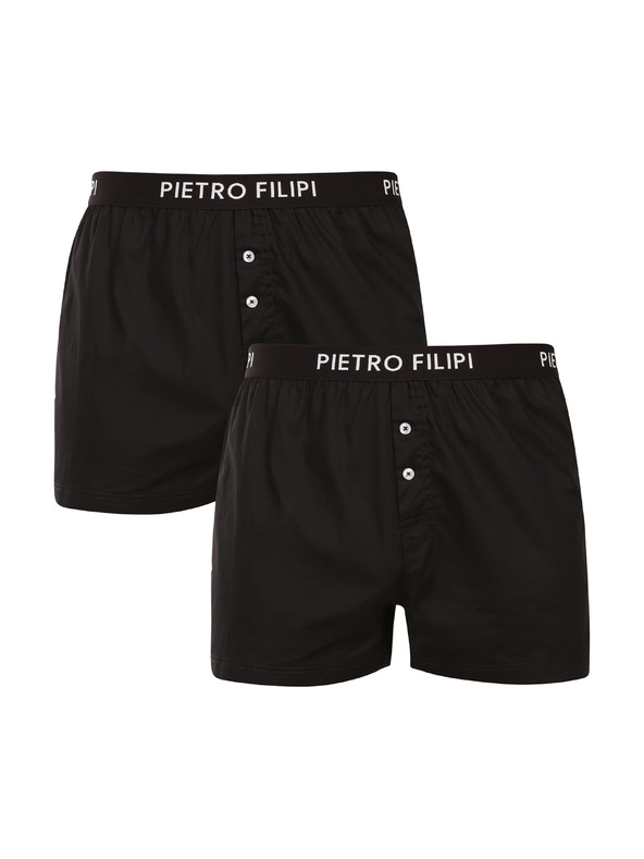 Pietro Filipi Set dveh - moške hlače Pietro Filipi črne