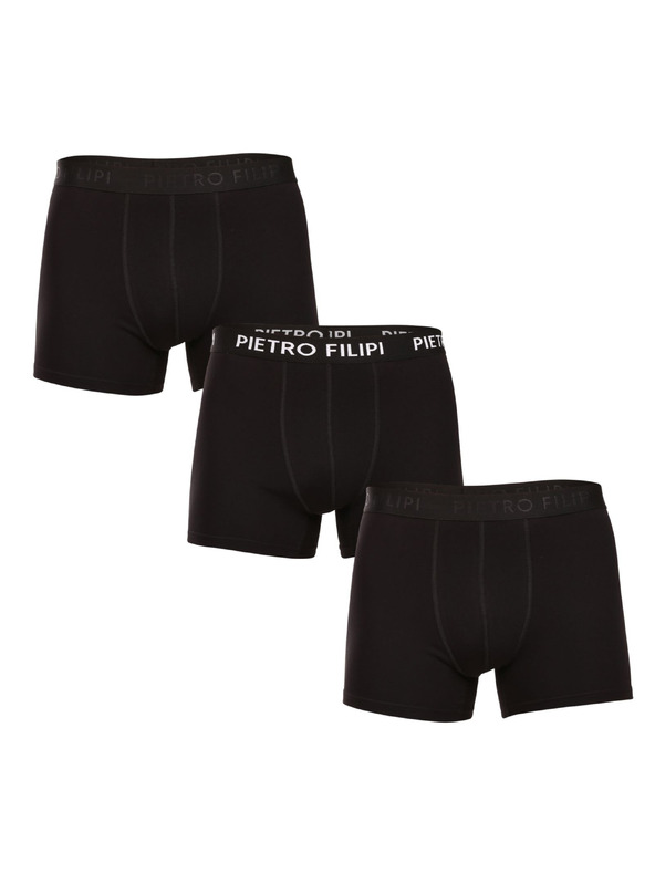 Pietro Filipi Set treh - moške boksarice Pietro Filipi črne