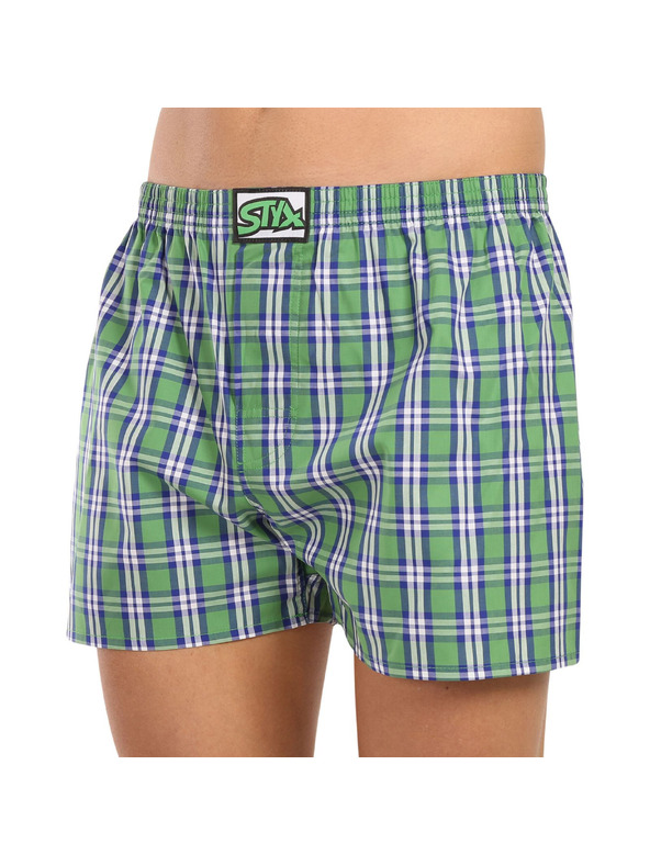 Styx Komplet treh moških kratkih hlač Styx classic elastic večbarvnih