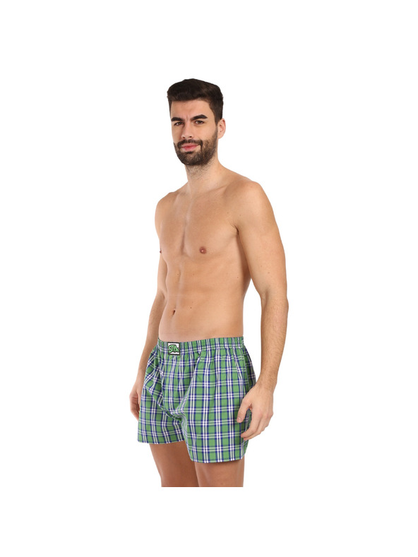 Styx Komplet treh moških kratkih hlač Styx classic elastic večbarvnih