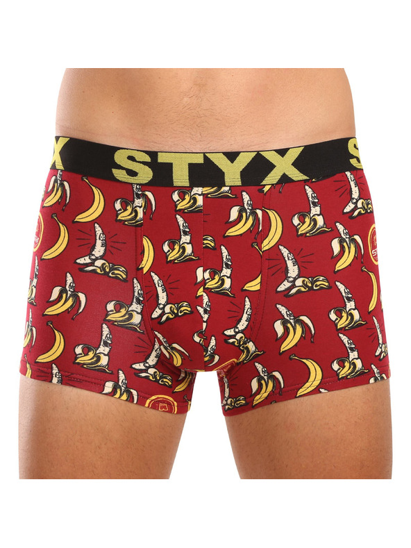Styx Moške boksarice Styx art športni elastični pas banane