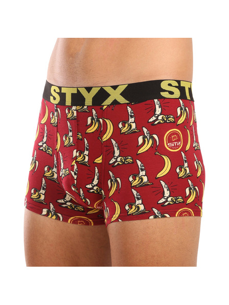 Styx Moške boksarice Styx art športni elastični pas banane