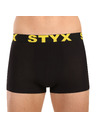 Styx Moške boksarice Styx športni elastični pas črne