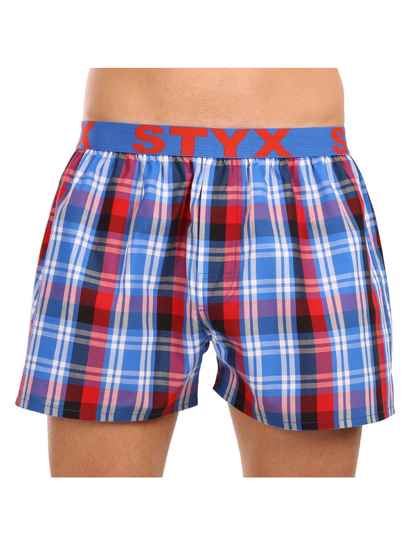 Styx Moške športne gumijaste hlače Styx večbarvne