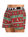 Styx Moške hlače Styx art športni elastični pas božič pletene