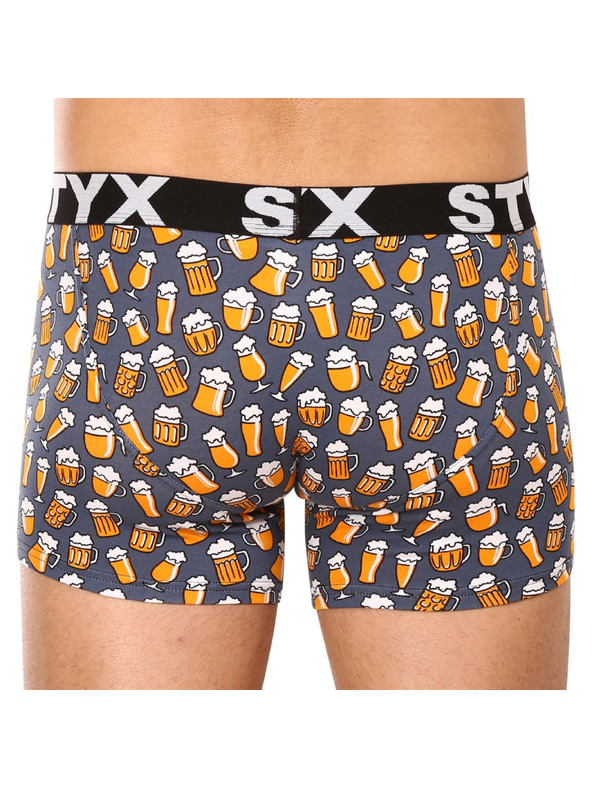 Styx Set šestih - moške boksarice Styx long art športni elastični pas večbarvne
