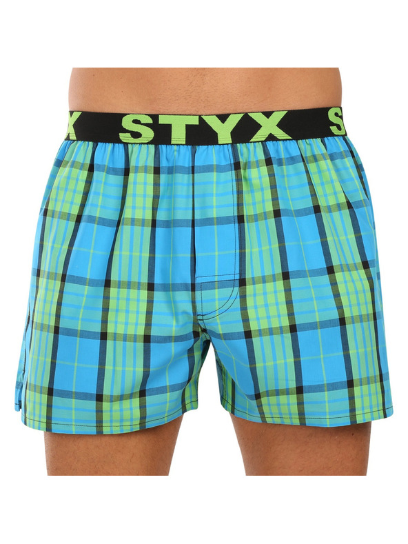 Styx Set treh - moške hlače Styx športni elastični pas večbarvne