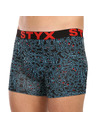 Styx Komplet treh - moške boksarice Styx long art športni elastičen pas večbarvne (3U12672/2)