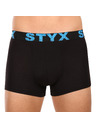 Styx Set treh - moške boksarice Styx športni elastični pas nadmerene večbarvne