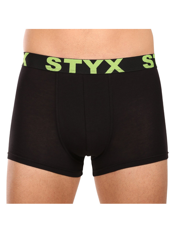 Styx Set treh - moške boksarice Styx športni elastični pas nadmerene večbarvne