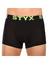 Styx Set treh - moške boksarice Styx športni elastični pas nadmerene večbarvne