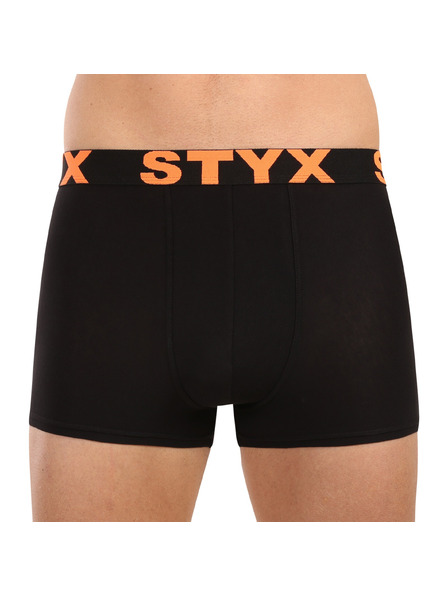 Styx Moške boksarice Styx športni elastični pas črne