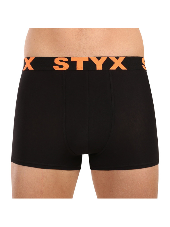 Styx Moške boksarice Styx športni elastični pas črne
