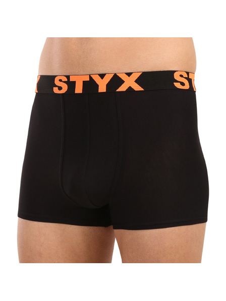 Styx Moške boksarice Styx športni elastični pas črne