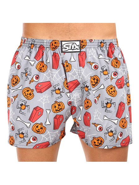 Styx Moške hlačke Styx art klasičen elastičen pas nadmere Halloween krsti