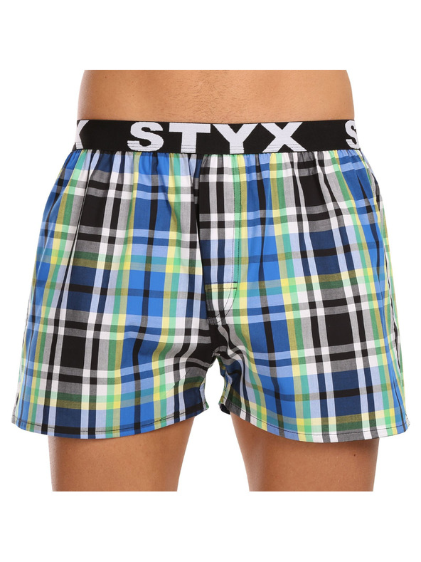 Styx Set treh - moške hlače Styx športni elastični pas večbarvne