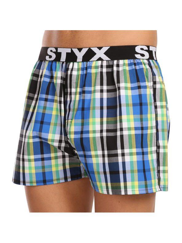 Styx Set treh - moške hlače Styx športni elastični pas večbarvne