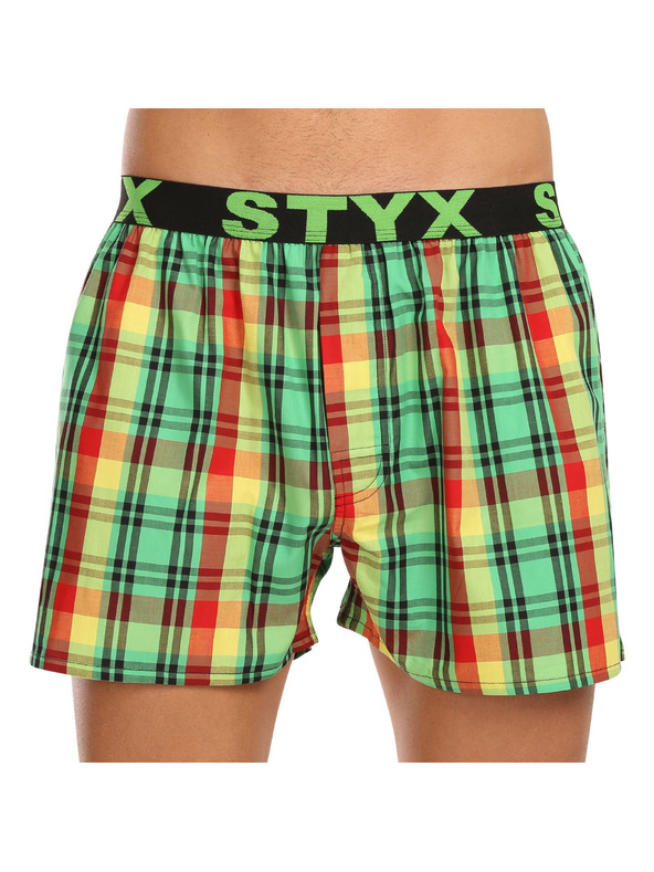 Styx Set treh - moške hlače Styx športni elastični pas večbarvne