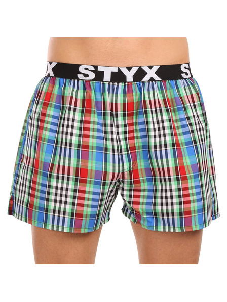 Styx Moške športne gumijaste hlače Styx večbarvne