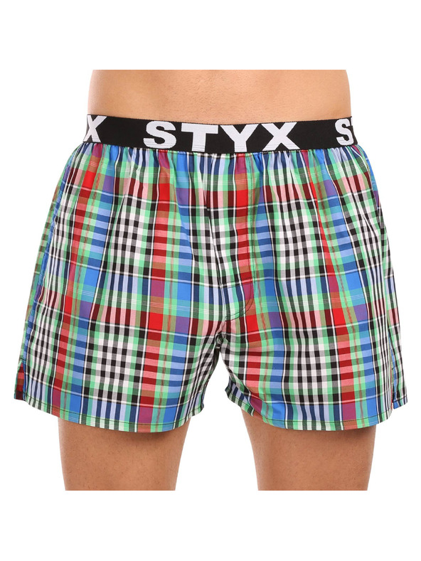 Styx Moške športne gumijaste hlače Styx večbarvne