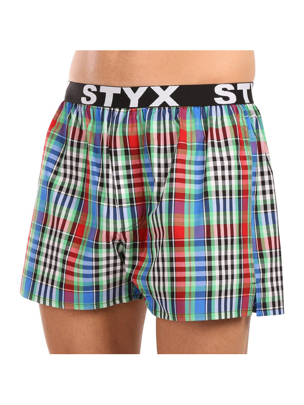 Styx Moške športne gumijaste hlače Styx večbarvne