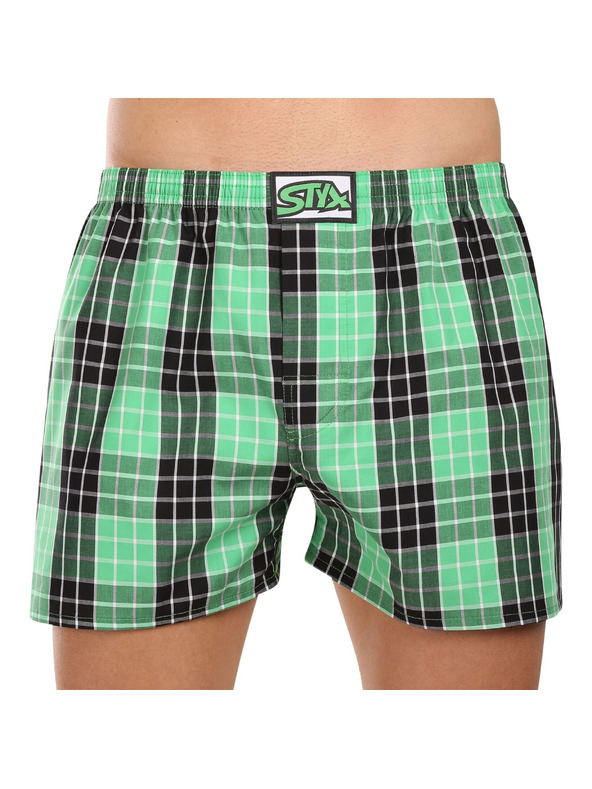 Styx Komplet treh moških kratkih hlač Styx classic elastic večbarvnih