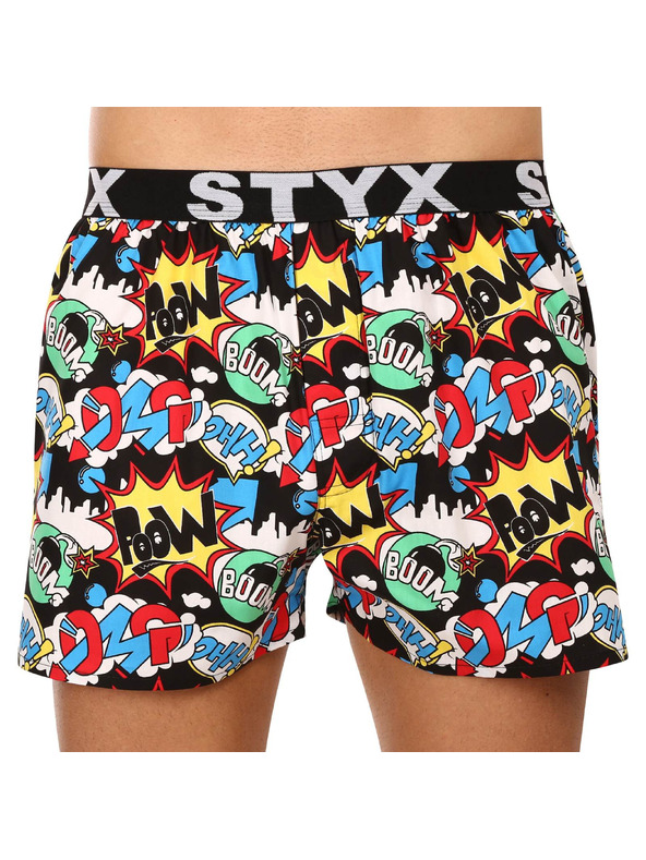 Styx Moške hlačke Styx art športni elastičen pas OMG