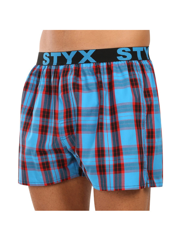 Styx Moške športne gumijaste hlače Styx večbarvne