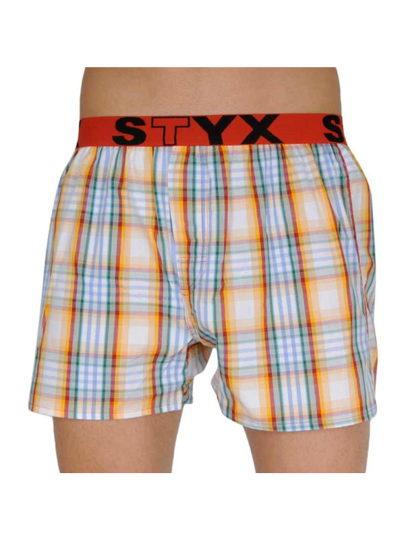 Styx Moške športne gumijaste hlače Styx večbarvne